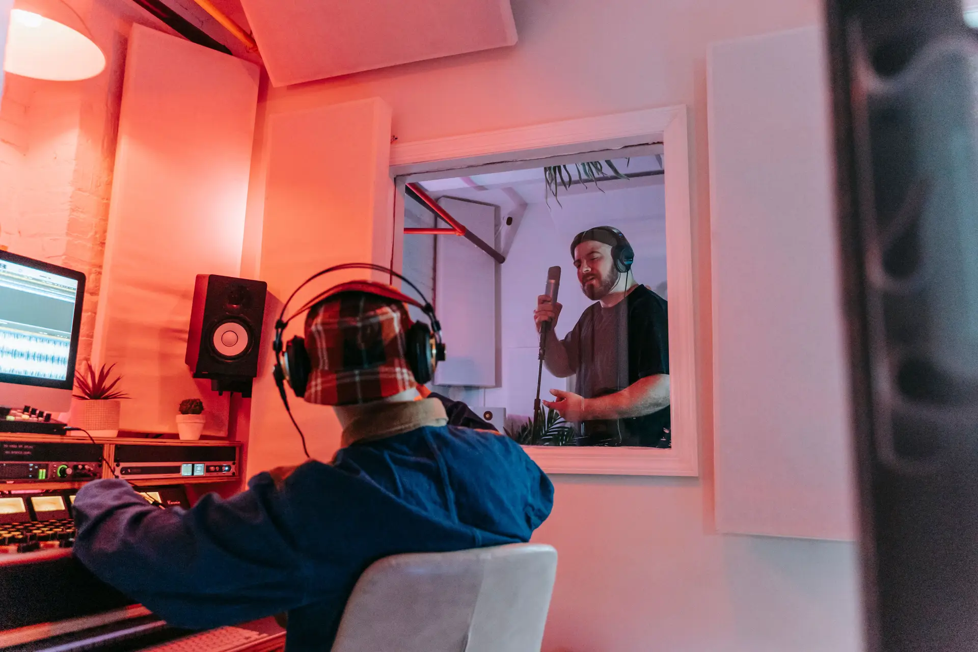 Zusammenarbeit im Tonstudio